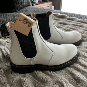 Pull on white Docs